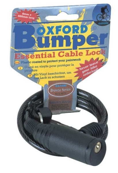 CABLE LOCK 600X6MM BUMPER OXFORD