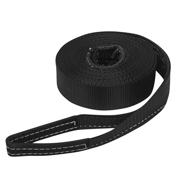 WINCH STRAP 2" 3000LBS BK