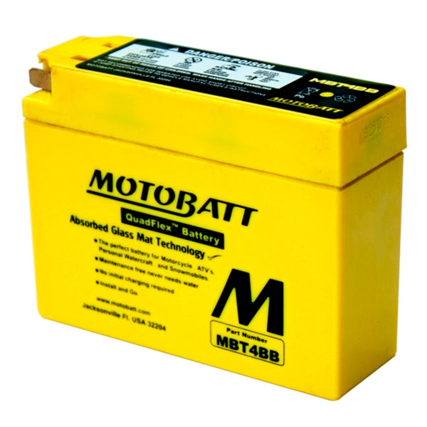 MBT4BB BATTERY QUADFLEX MOTOBATT
