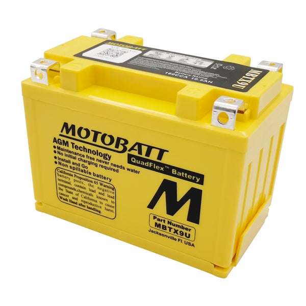 MBTX9U BATTERY QUADFLEX MOTOBATT