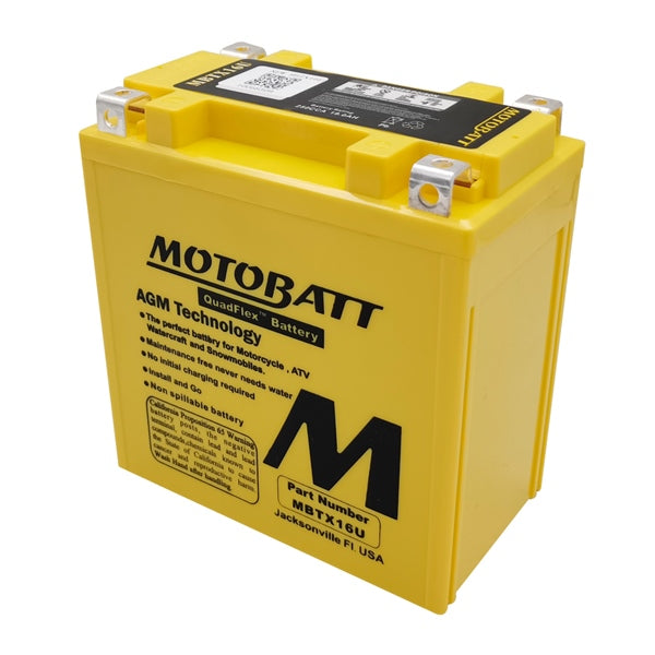 MBTX16U BATTERY QUADFLEX MOTOBATT