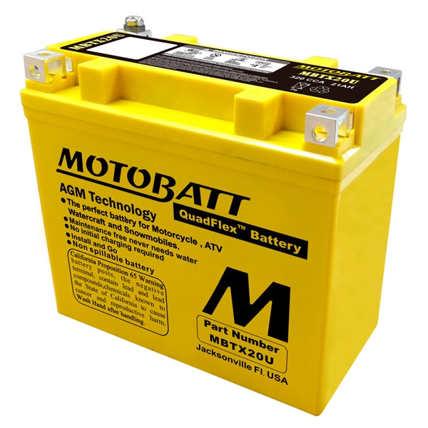 MBTX20U BATTERY QUADFLEX MOTOBATT