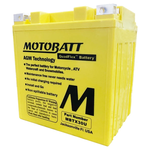MBTX30U BATTERY QUADFLEX MOTOBATT