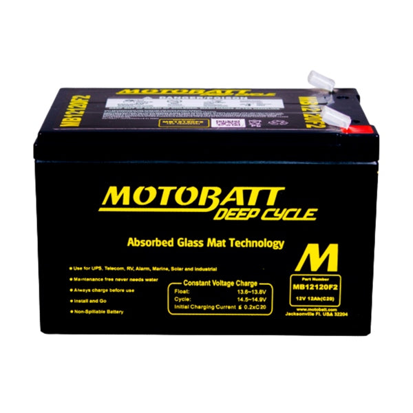 MB12120F2 BATTERY DEEP CYCLE MOTOBATT