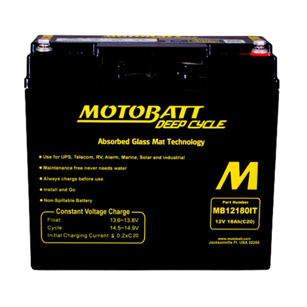 MB12180IT BATTERY DEEP CYCLE MOTOBATT