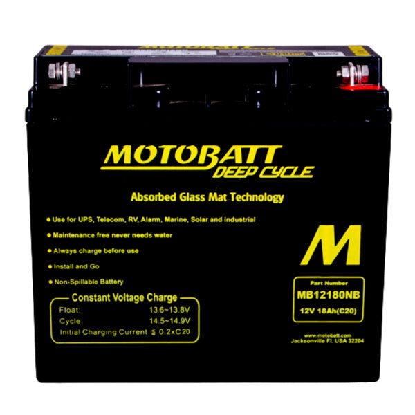 MB12180NB BATTERY DEEP CYCLE MOTOBATT