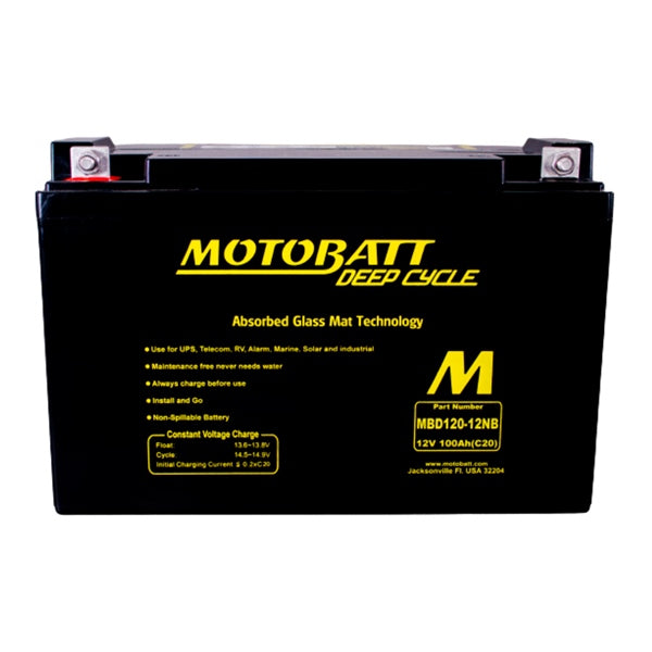 MBD120-12NB BATTERY DEEP CYCLE MOTOBATT