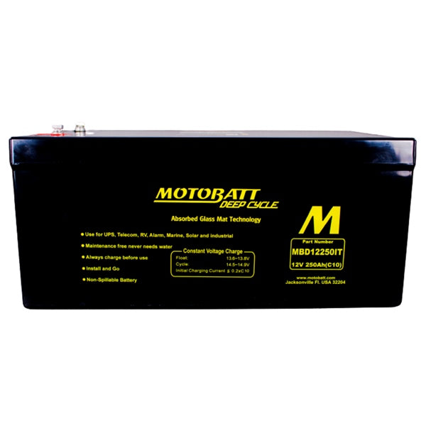 MBD12250IT BATTERY DEEP CYCLE MOTOBATT