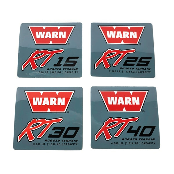 MOTOR WINCH BADGE WARN