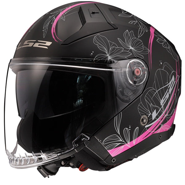 HELM INFINITY II LOTUS MAT BK/PI 3XL LS2