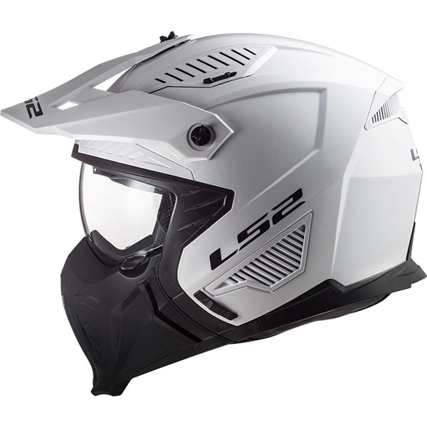 HELM DRIFTER SOLID GLOSS WH 2XL LS2