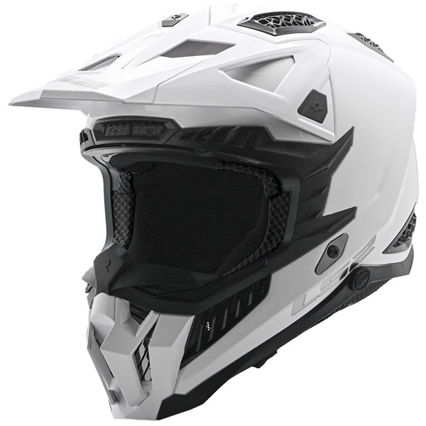 HELM X-FORCE SOLID GLOSS WH XS LS2