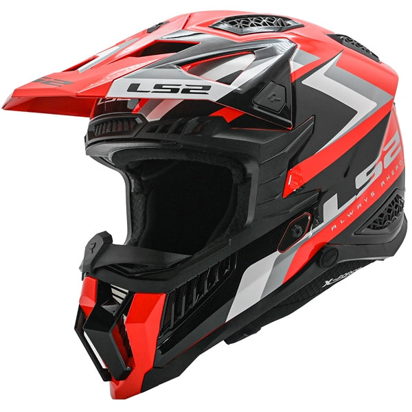 HELM X-FORCE SPRINT RD/BK/GY/WH 3XL LS2