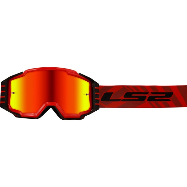 GOGG CHARGER PRO BK/RD RD IRIDIUM LS2