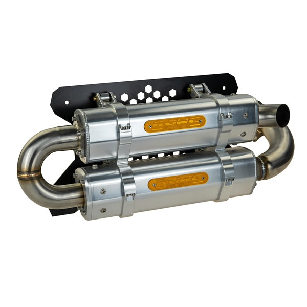 EXHAUST TURBO DUAL Q APX POL RJWC