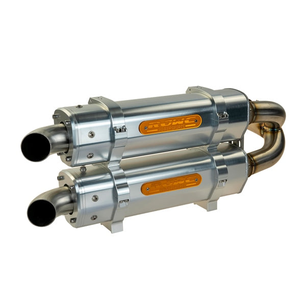 EXHAUST TURBO STACKED DUAL APX C-AM RJWC