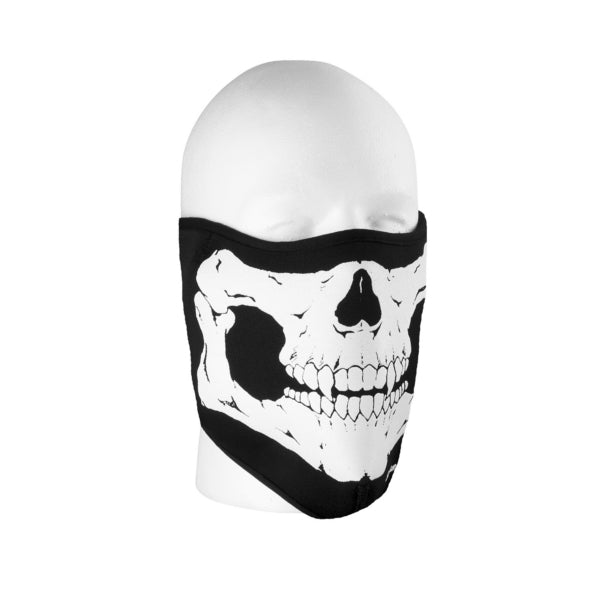 FACEMASK SKULL FLEECE BK