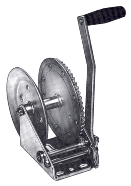 WINCH TRAILER W/O STRAP 1800LBS