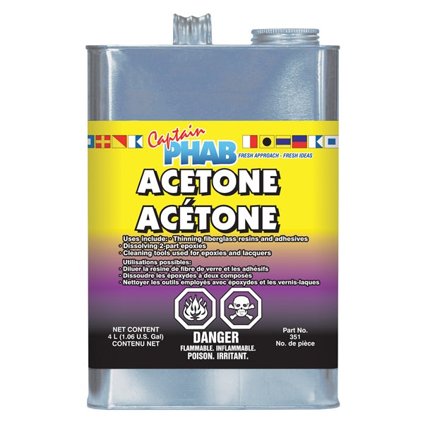 **(DG) ACETONE, 4 LITRE