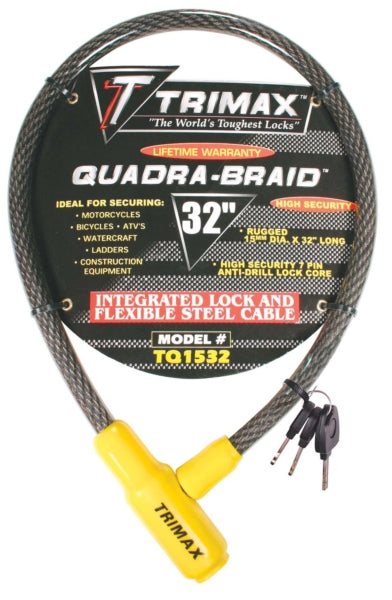 INTEGRATED KEYED CABLE LOCK 32 X15MM