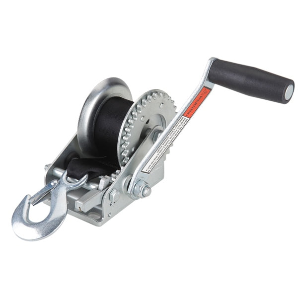 WINCH MANUAL TOWING W/STRAP 600LB KIMPEX