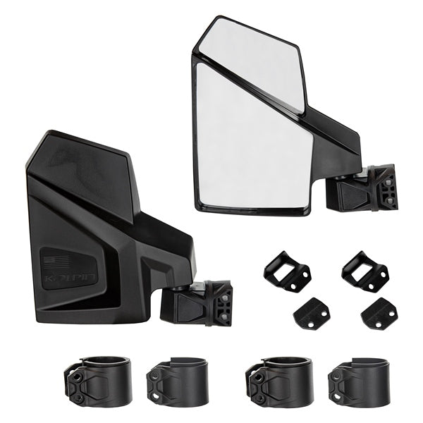 SIDE MIRROR UTV PAIR 1.75 OD TUBING