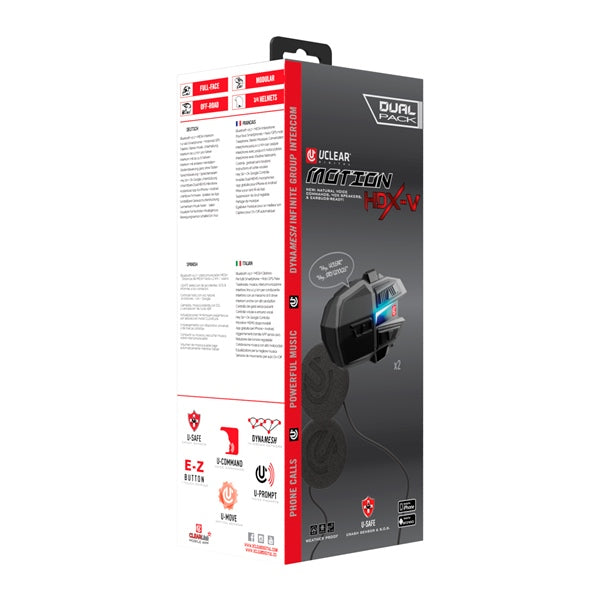 HELMET AUDIO HDX-V DUAL KIT UCLEAR