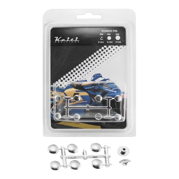 NUT CAP 4MM CH QTY16 KEITI