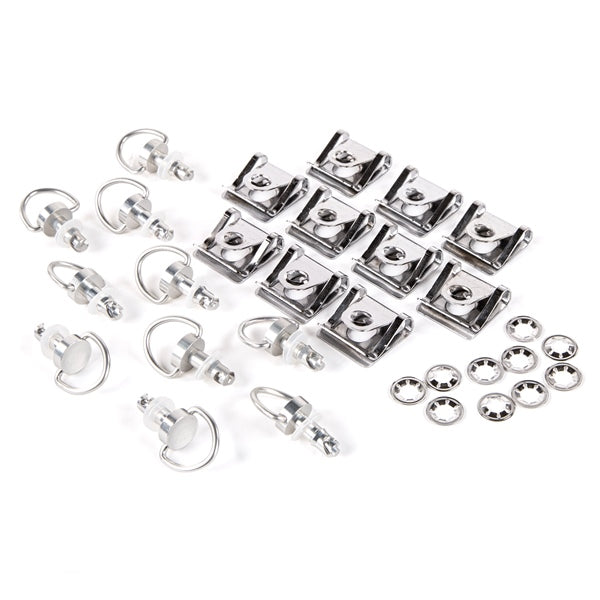 QUICK RELEASE FASTENER SILVER LONG (QTY
