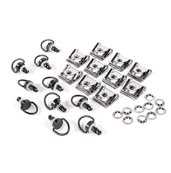 QUICK RELEASE FASTENER BLACK LONG (QTY 1