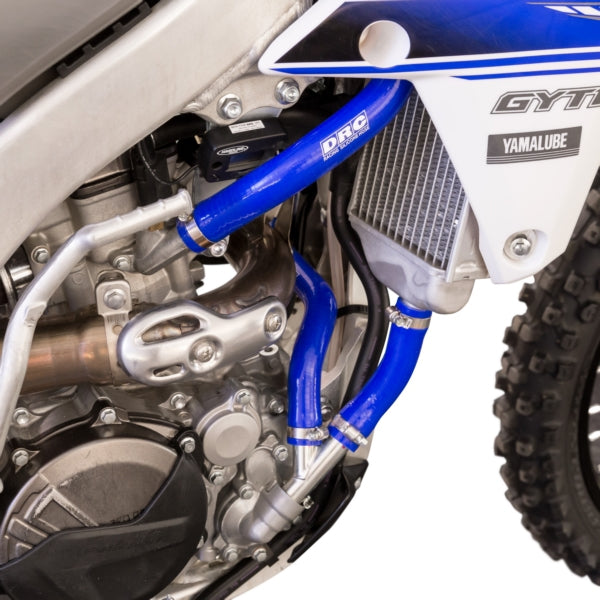 RADIATOR HOSE KIT BLUE DRC YZ250F