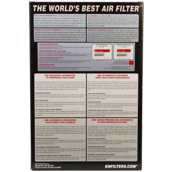 AIR FILTER YAM KN