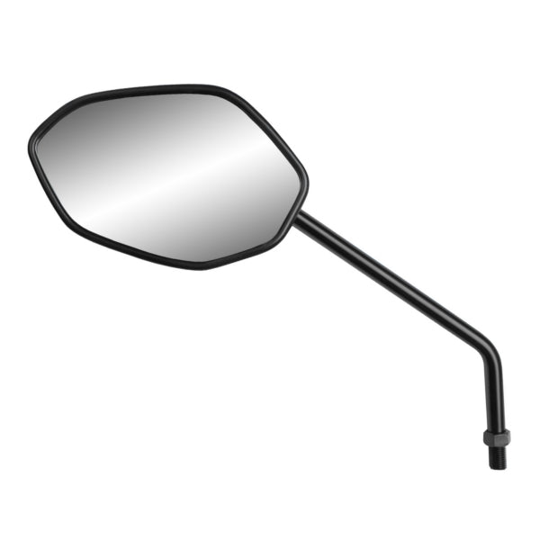 ANGLED MIRROR 7/8" BAR BK