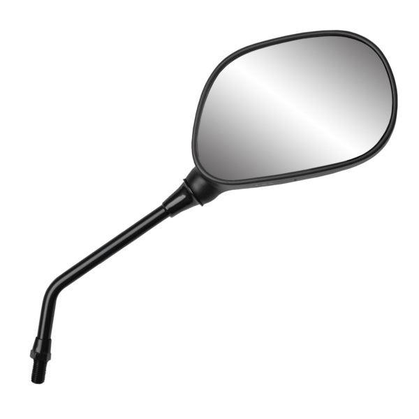 MIRROR YAM STYLE 5.5" STEM 7/8" BAR BK