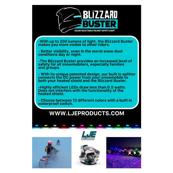 HELM SAFETY LIGHT BLIZZARD BUSTER