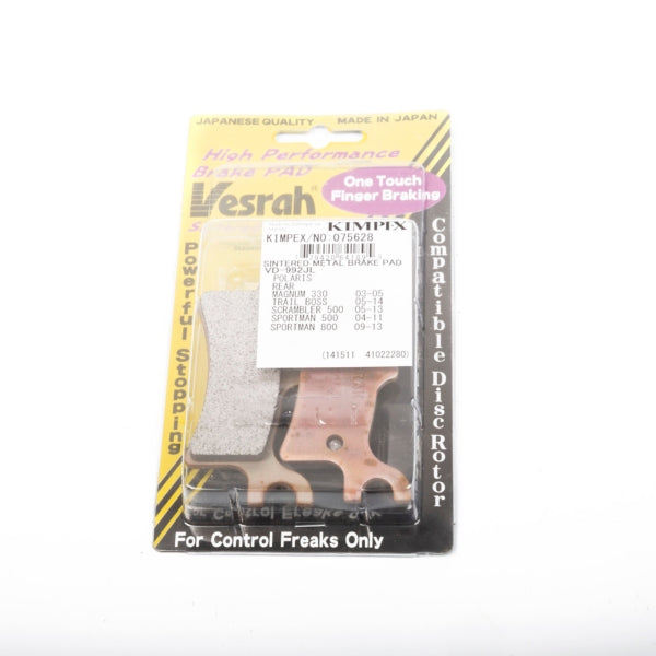 VD-992JL VESRAH BRAKE PAD RR POL