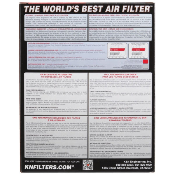 AIR FILTER YAM KN