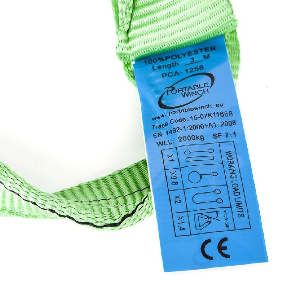 SLINGS POLYESTER 3.1M
