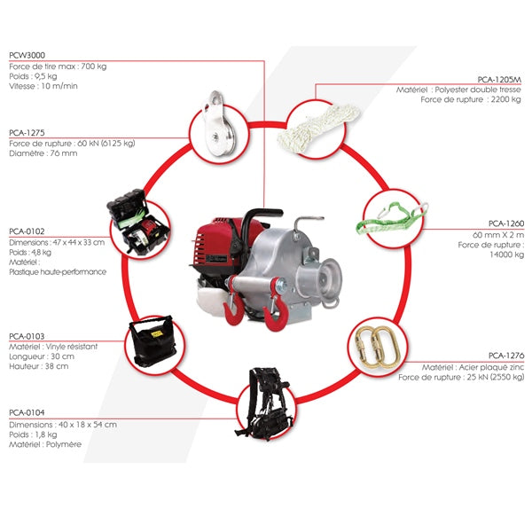 WINCH PCW3000 HUNTING KIT