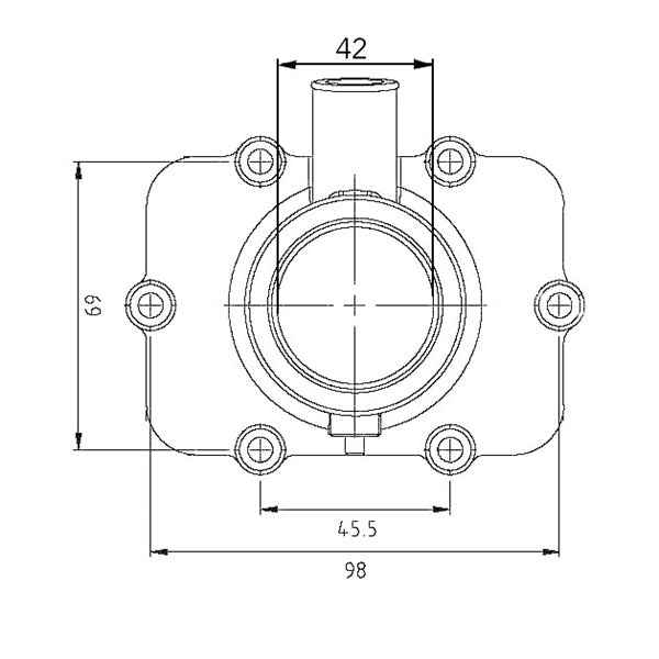 CARBURETOR FLANGE BRP