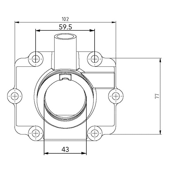 CARBURETOR FLANGE POL