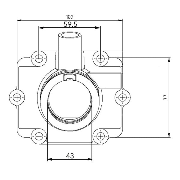 CARBURETOR FLANGE POL