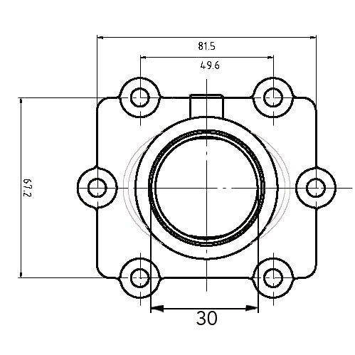 CARBURETOR FLANGE A/C