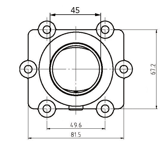 CARBURETOR FLANGE A/C