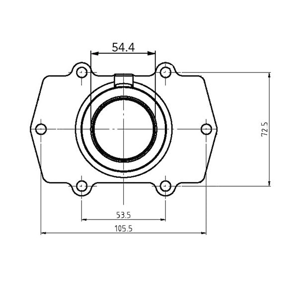 CARBURETOR FLANGE A/C