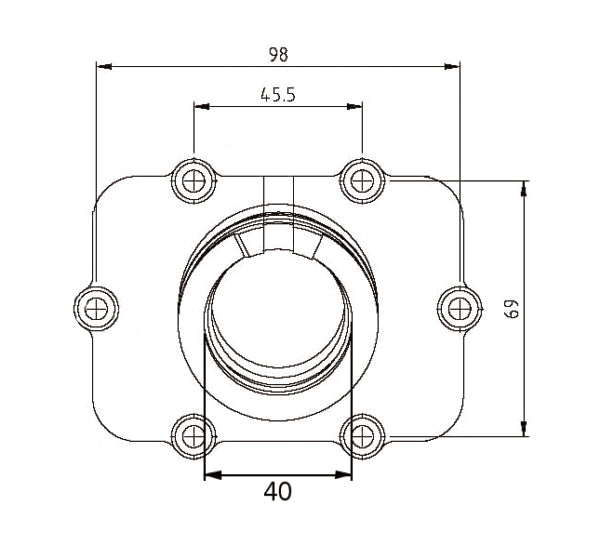 CARBURETOR FLANGE BRP