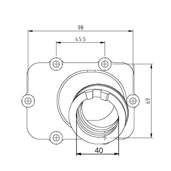 CARBURETOR FLANGE BRP