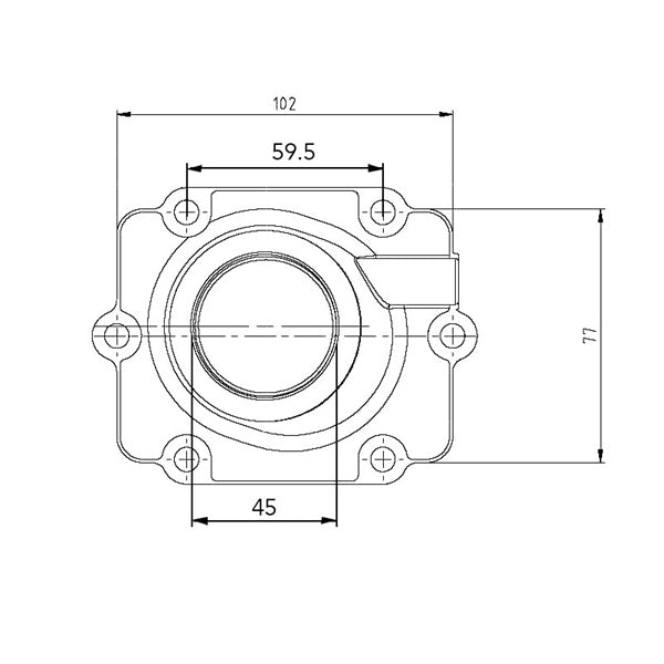 CARBURETOR FLANGE POL