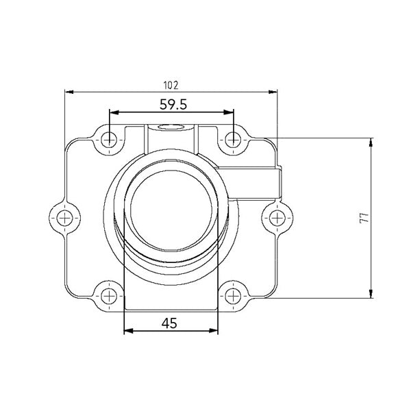 CARBURETOR FLANGE POL