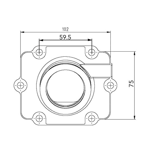 CARBURETOR FLANGE POL